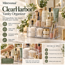 Mirevonai™ ClearHarbor Vanity Organizer
