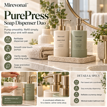 Mirevonai™ PurePress Soap Dispenser Duo