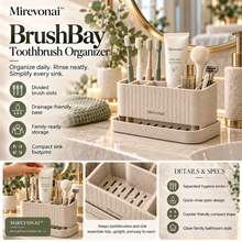 Mirevonai™ BrushBay Toothbrush Organizer
