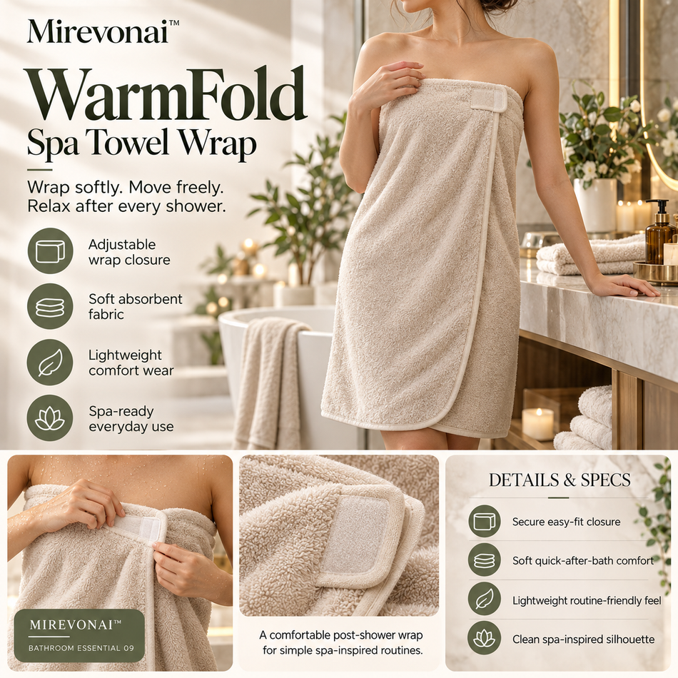 Mirevonai™ WarmFold Spa Towel Wrap
