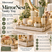 Mirevonai™ MirrorNest Vanity Tray
