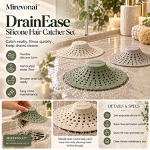 Mirevonai™ DrainEase Silicone Hair Catcher Set