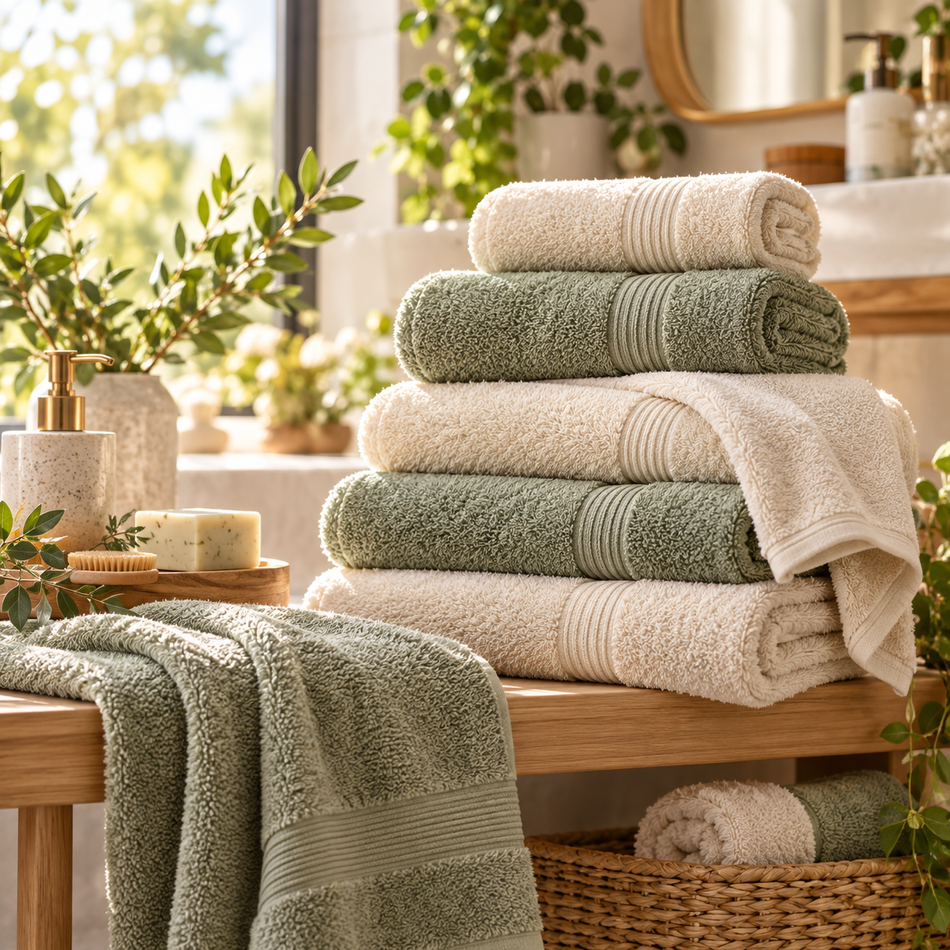Mirevonai™ DriftCloud Cotton Towel Set
