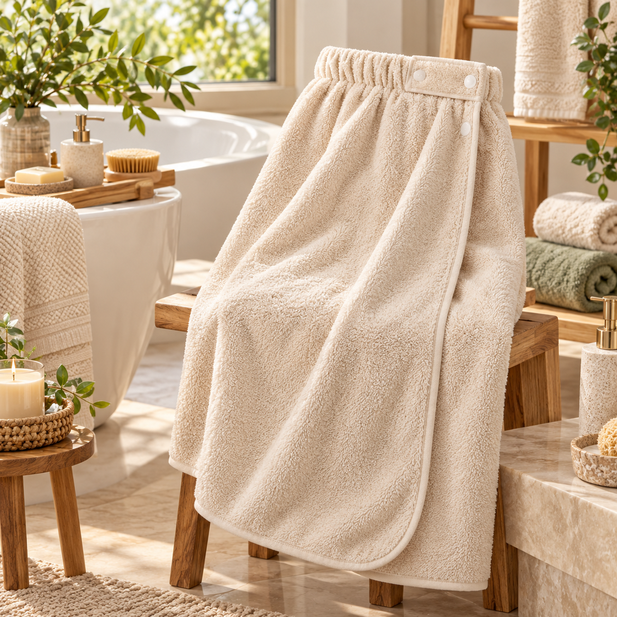 Mirevonai™ WarmFold Spa Towel Wrap