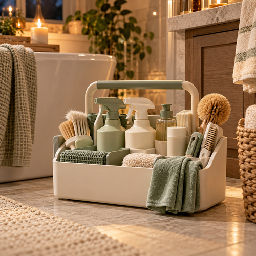 Mirevonai™ CleanDock Bathroom Cleaning Caddy